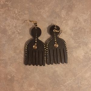 Comb earrings